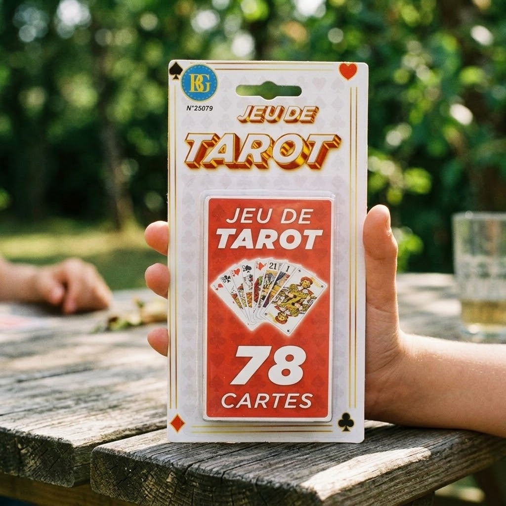 Tarot Card Game 78 Cards Laminated Deck - lifestyle photo