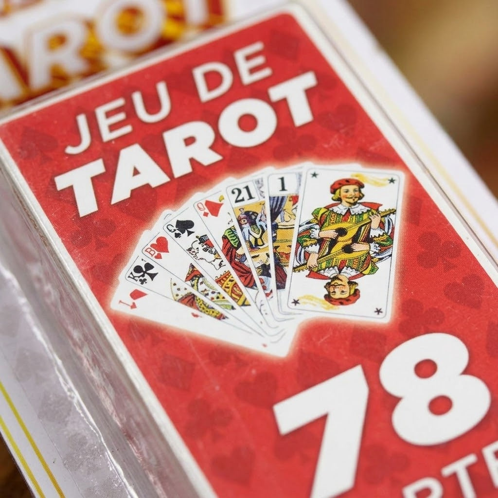 Tarot Card Game 78 Cards Laminated Deck - close-up