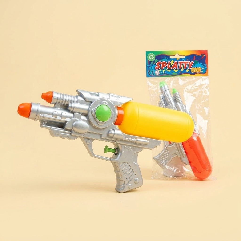 Space Water Gun 26 cm Sci-Fi Water Blaster - studio photo