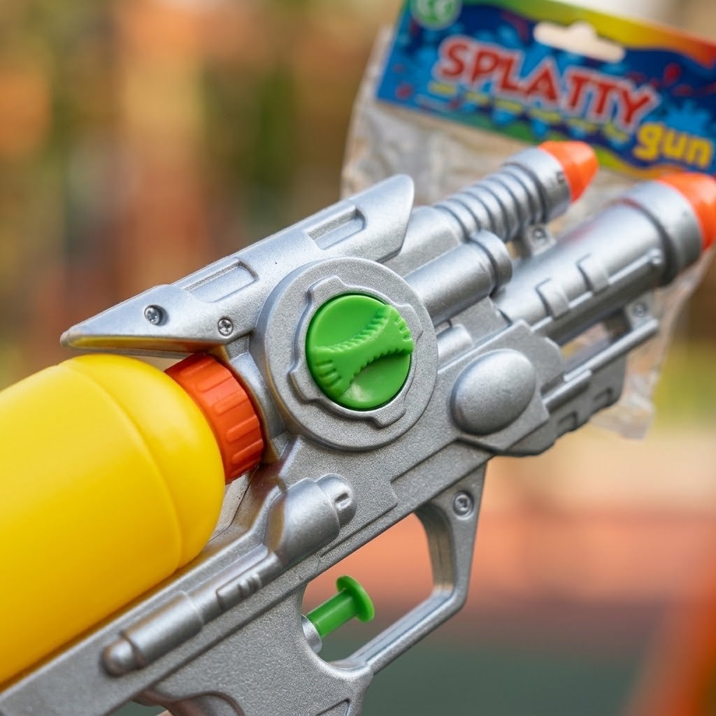 Space Water Gun 26 cm Sci-Fi Water Blaster - close-up