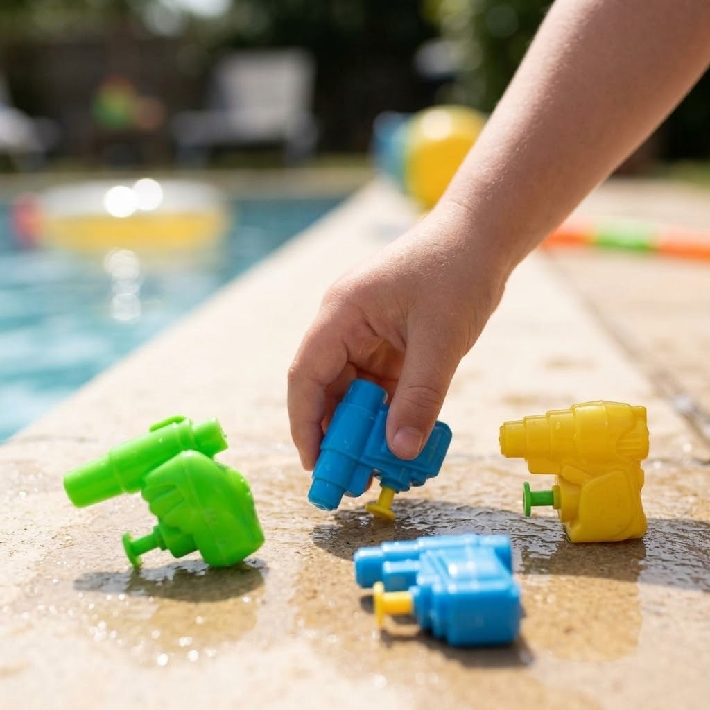 Mini Water Gun 4 cm Tiny Water Pistol Party Favour - lifestyle photo