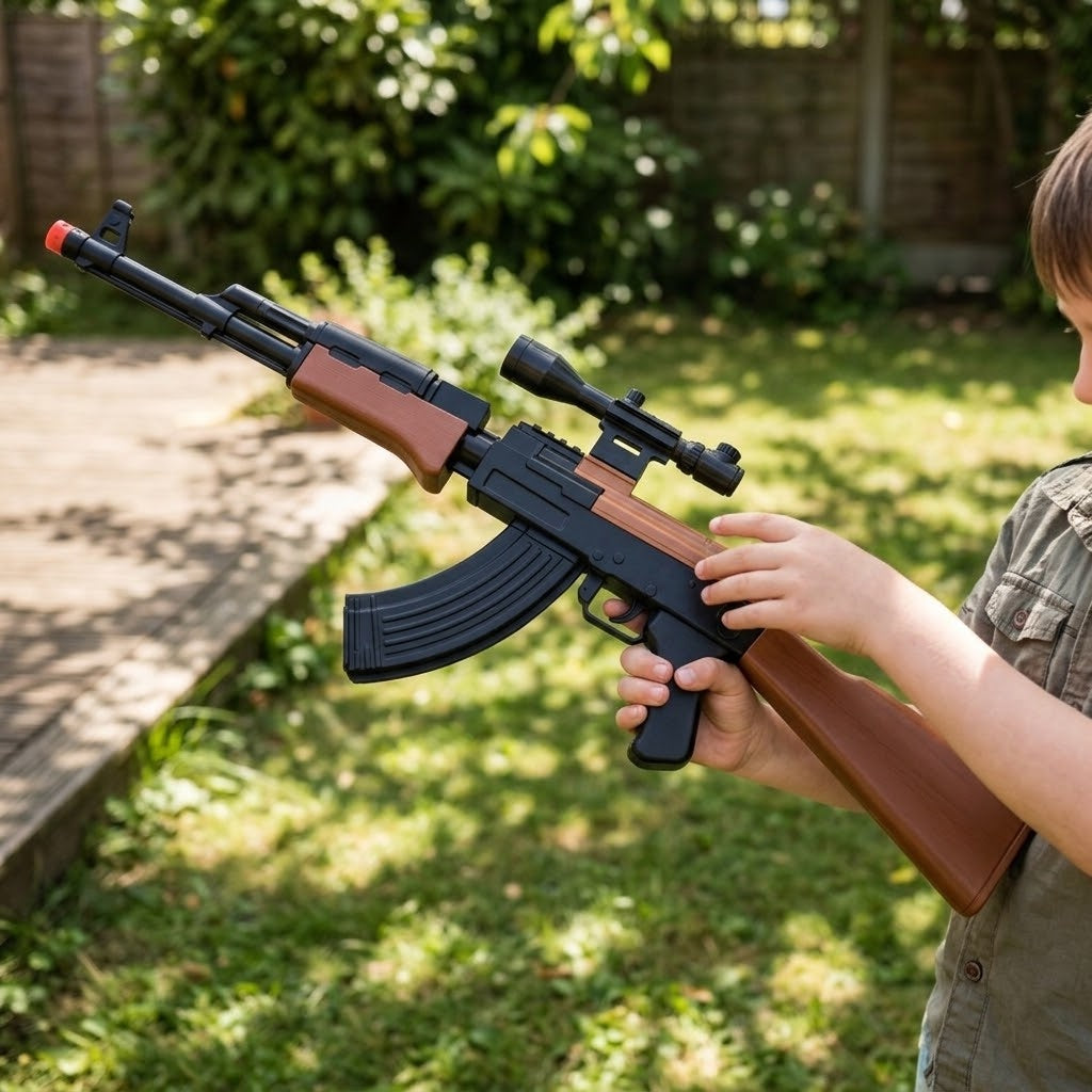 Pump Action Water Rifle 72 cm Large Water Blaster - lifestyle photo