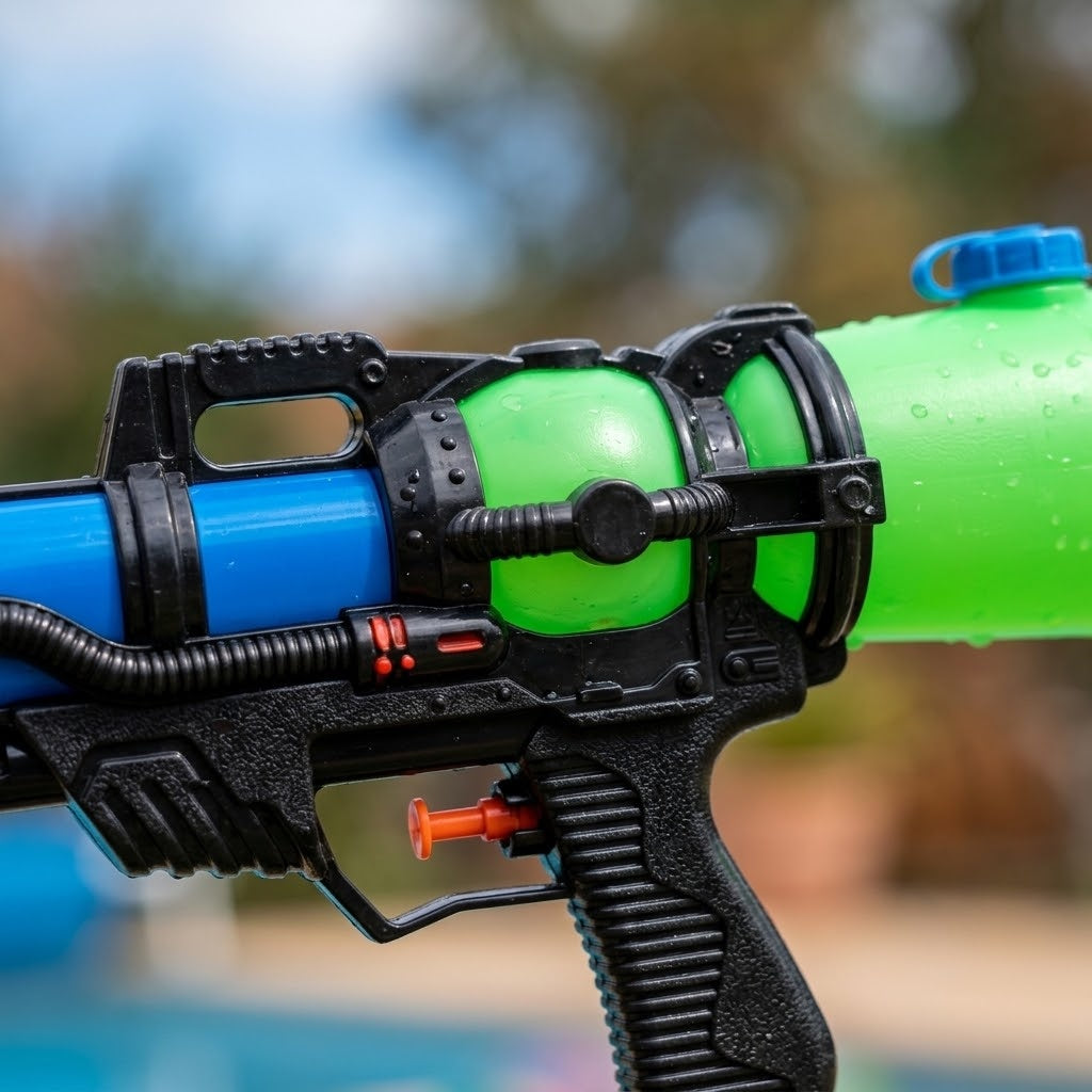 Space Water Gun Blaster Water Pistol 38 cm - close-up