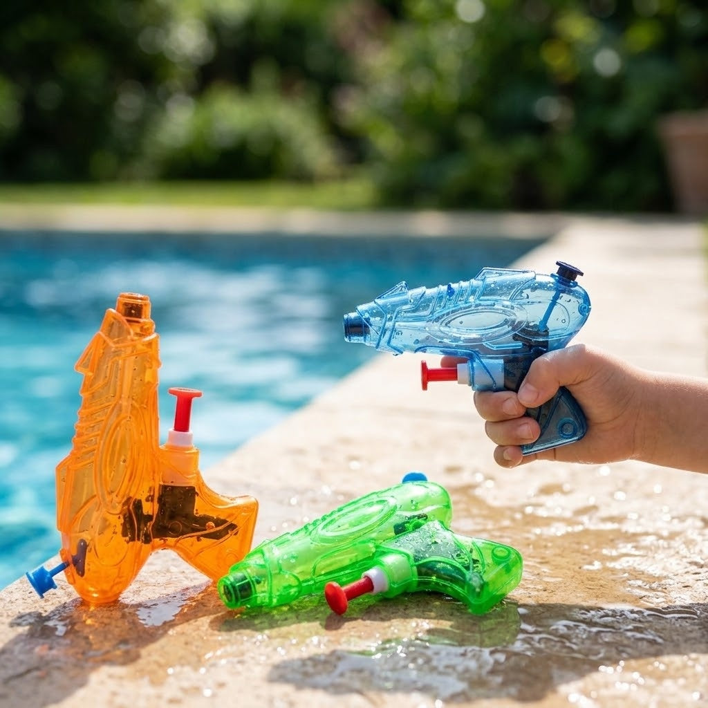 Water Gun 9 cm Small Water Pistol Party Favour - lifestyle photo