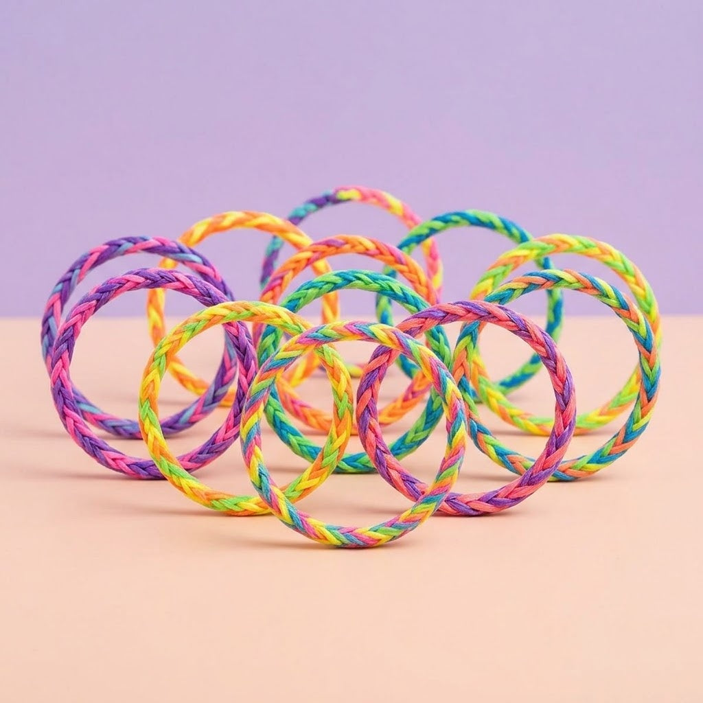 Brazilian Friendship Bracelet Woven Kids - studio photo