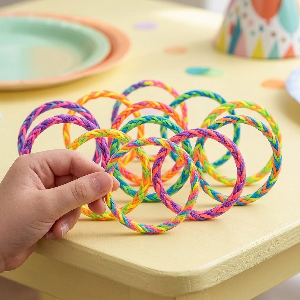Brazilian Friendship Bracelet Woven Kids - lifestyle photo