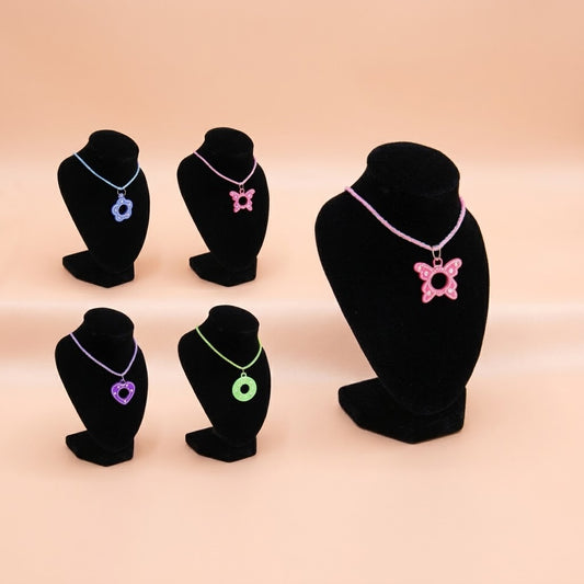 Kids Pendant Necklace Assorted Designs - studio photo
