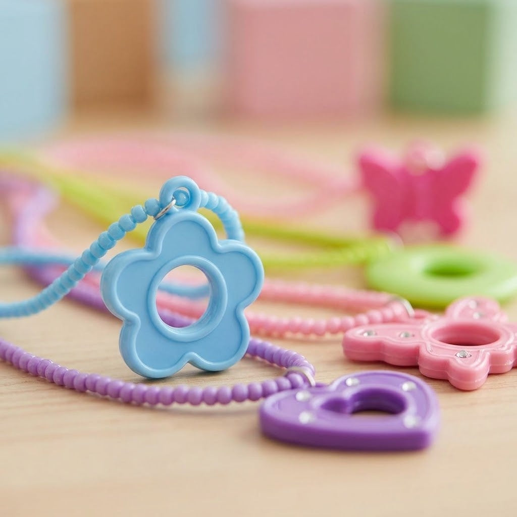 Kids Pendant Necklace Assorted Designs - close-up