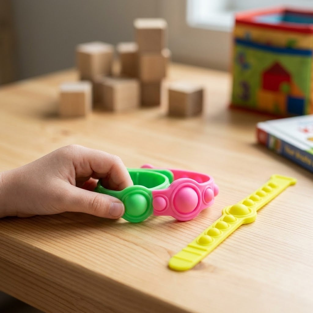 Pop It Bracelet Fidget Toy Wristband - lifestyle photo