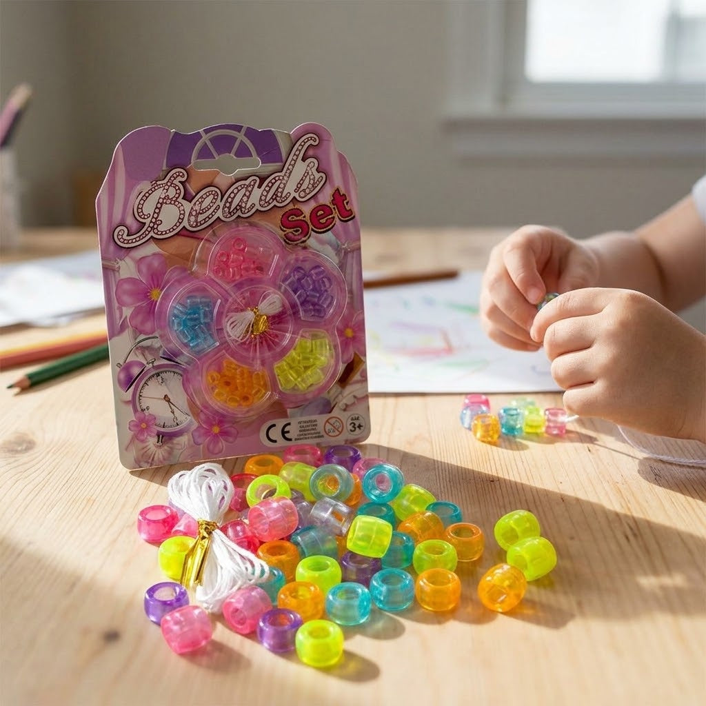 Bead Jewellery Making Kit 5 Compartments - lifestyle photo