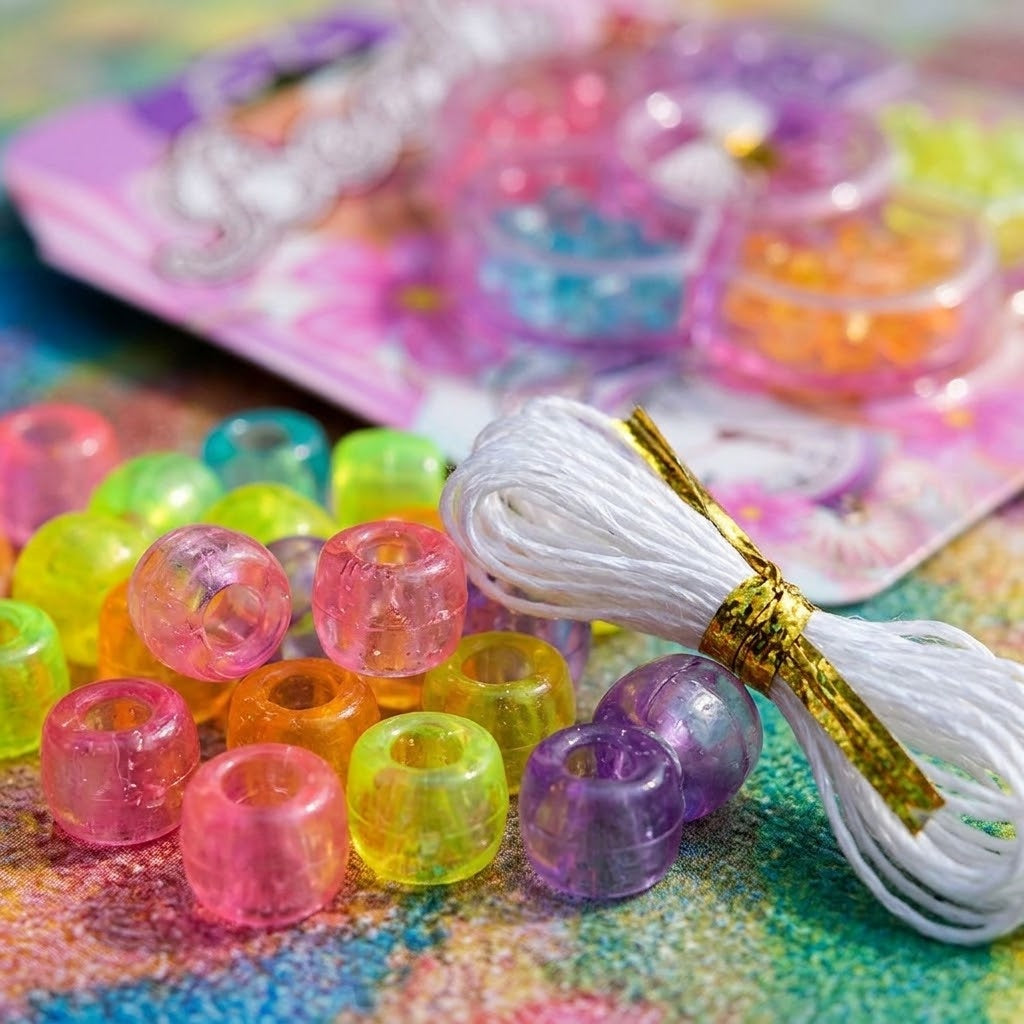 Bead Jewellery Making Kit 5 Compartments - close-up