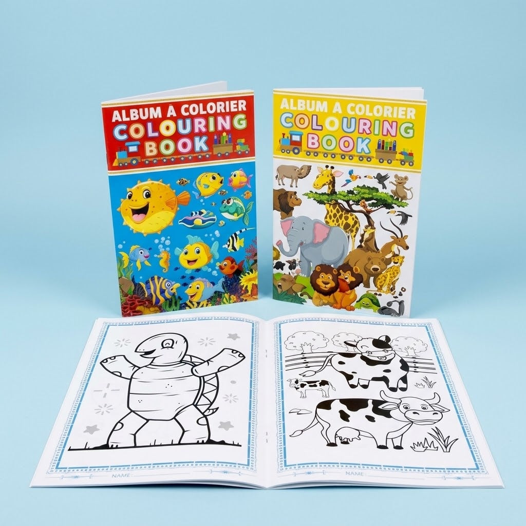 Kids Colouring Book 13.5 x 20.5 cm 16 Pictures - studio photo