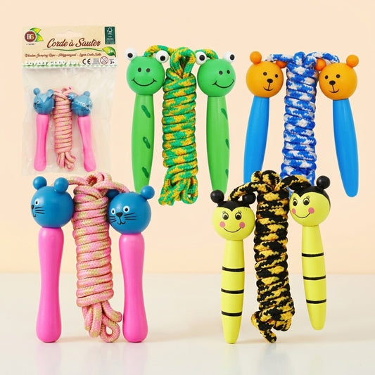Wooden Animal Skipping Rope Outdoor Toy - studio photo