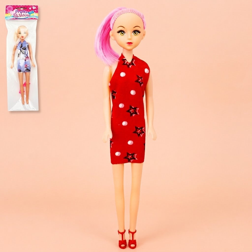 Fashion Doll 27 cm in Dress and Heels - studio photo