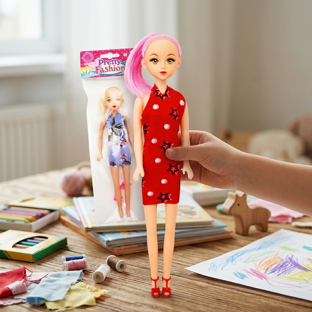 Fashion Doll 27 cm in Dress and Heels - lifestyle photo