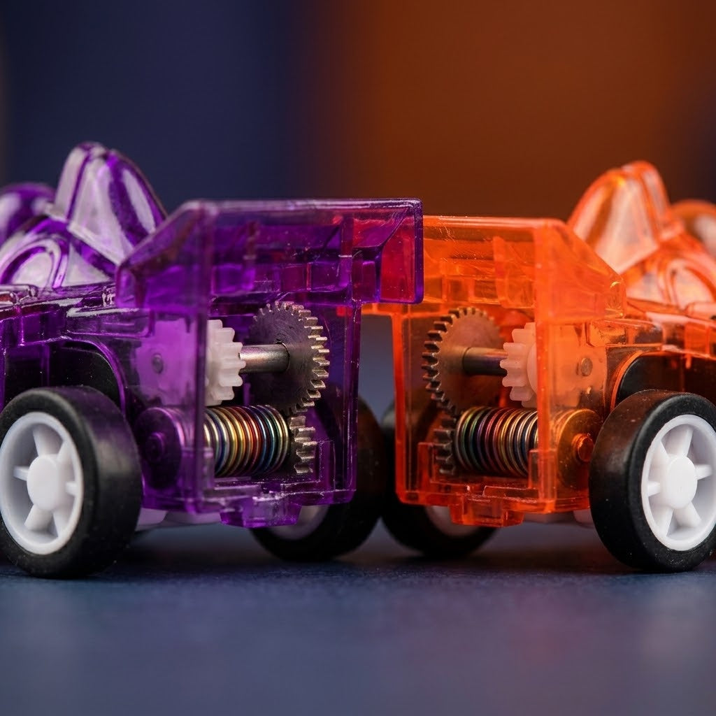 Pull Back Racing Car Mini Toy Party Favour 6 cm - close-up
