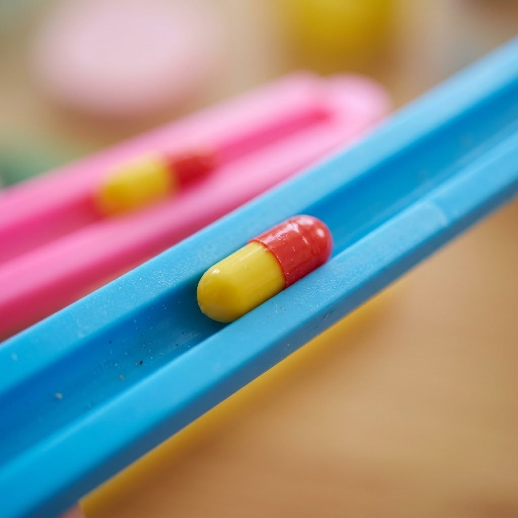 Jumping Bean Game with Track 22.5 cm - close-up