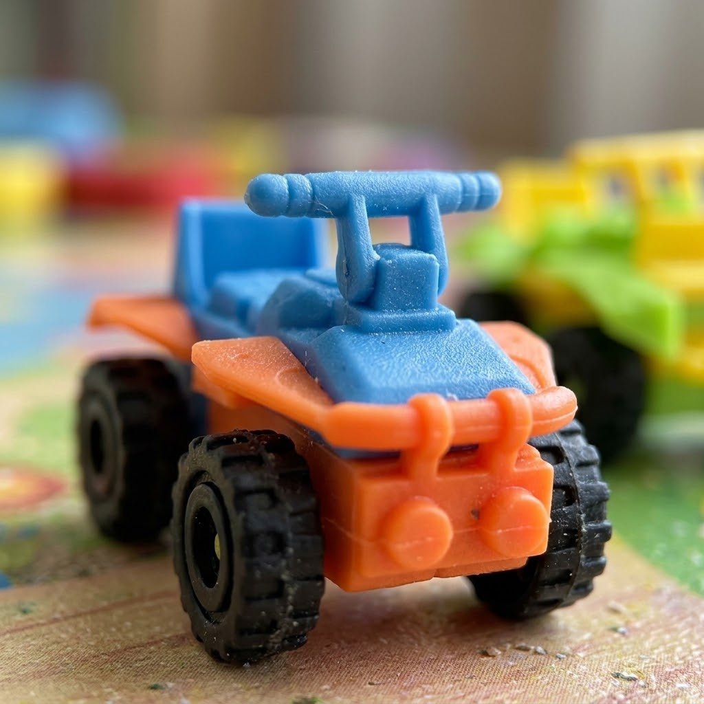 Quad Bike Compatible Building Bricks Set 15 Pieces - close-up