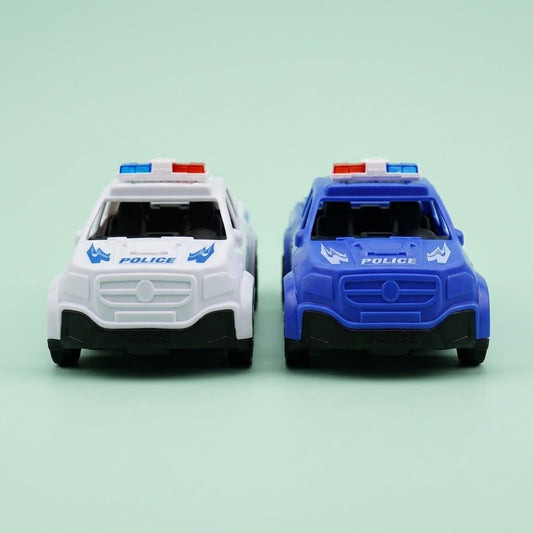 Pull Back Police Pickup Truck, 14 cm - studio photo