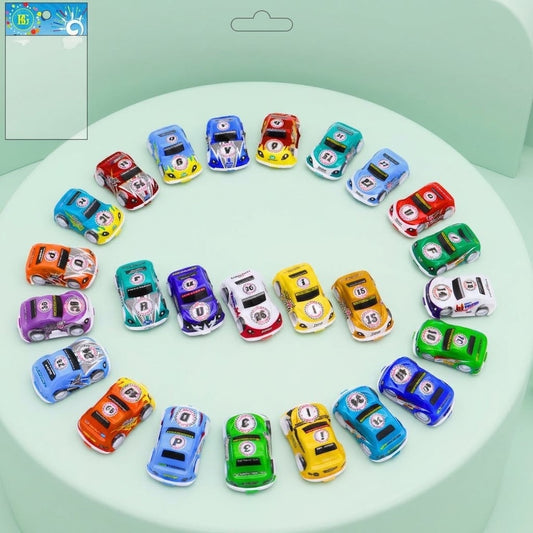 Pull Back Racing Car Mini Toy 5 cm Assorted - studio photo