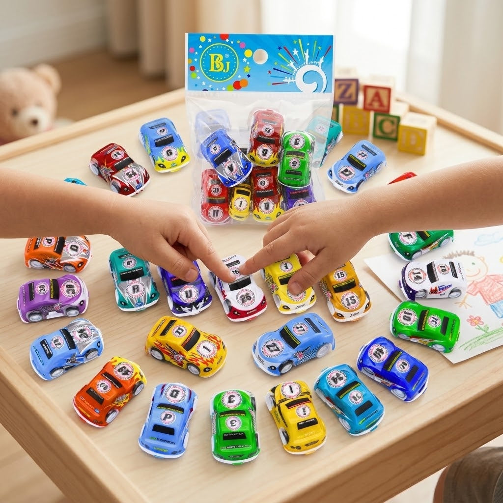 Pull Back Racing Car Mini Toy 5 cm Assorted - lifestyle photo