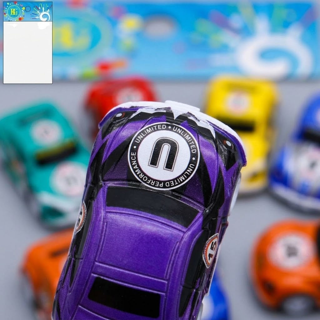 Pull Back Racing Car Mini Toy 5 cm Assorted - close-up