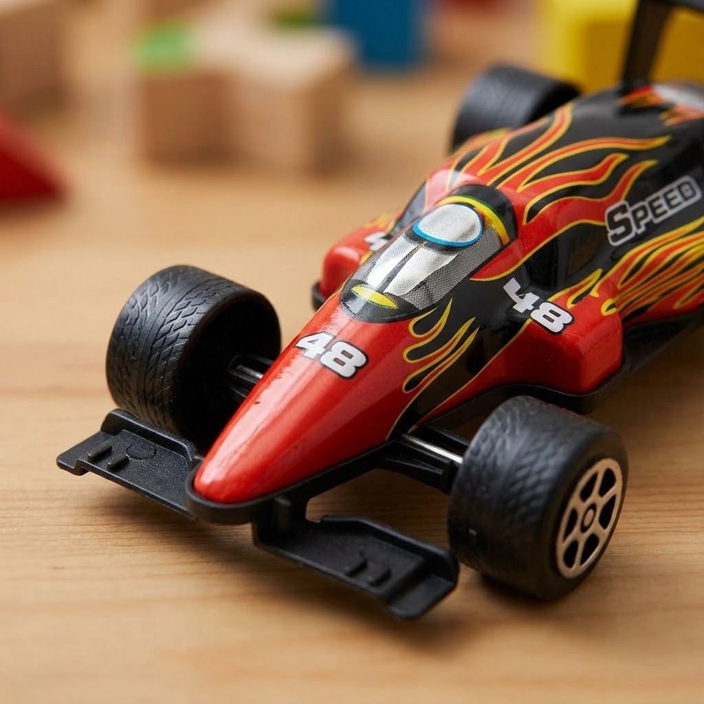 Formula 1 Pull Back Race Car Metal 8.5 cm - close-up