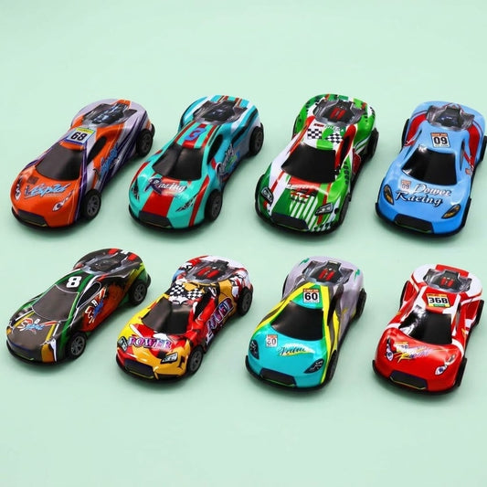 Pull Back Metal Toy Car Assorted Models 8.5 cm - studio photo