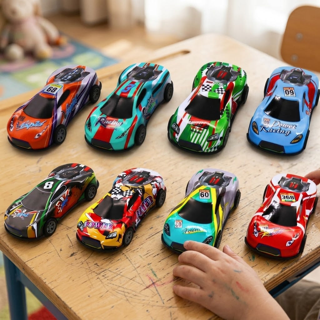 Pull Back Metal Toy Car Assorted Models 8.5 cm - lifestyle photo