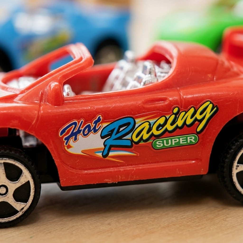 Pull Back Convertible Toy Car Sports Car 8 cm - close-up