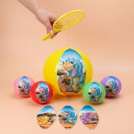 Inflatable Balloon Paddle Bat Dinosaur Design - studio photo