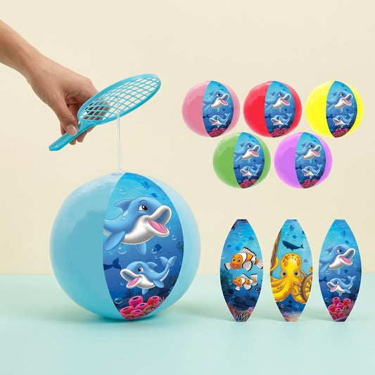 Inflatable Balloon Paddle Bat Ocean Design - studio photo