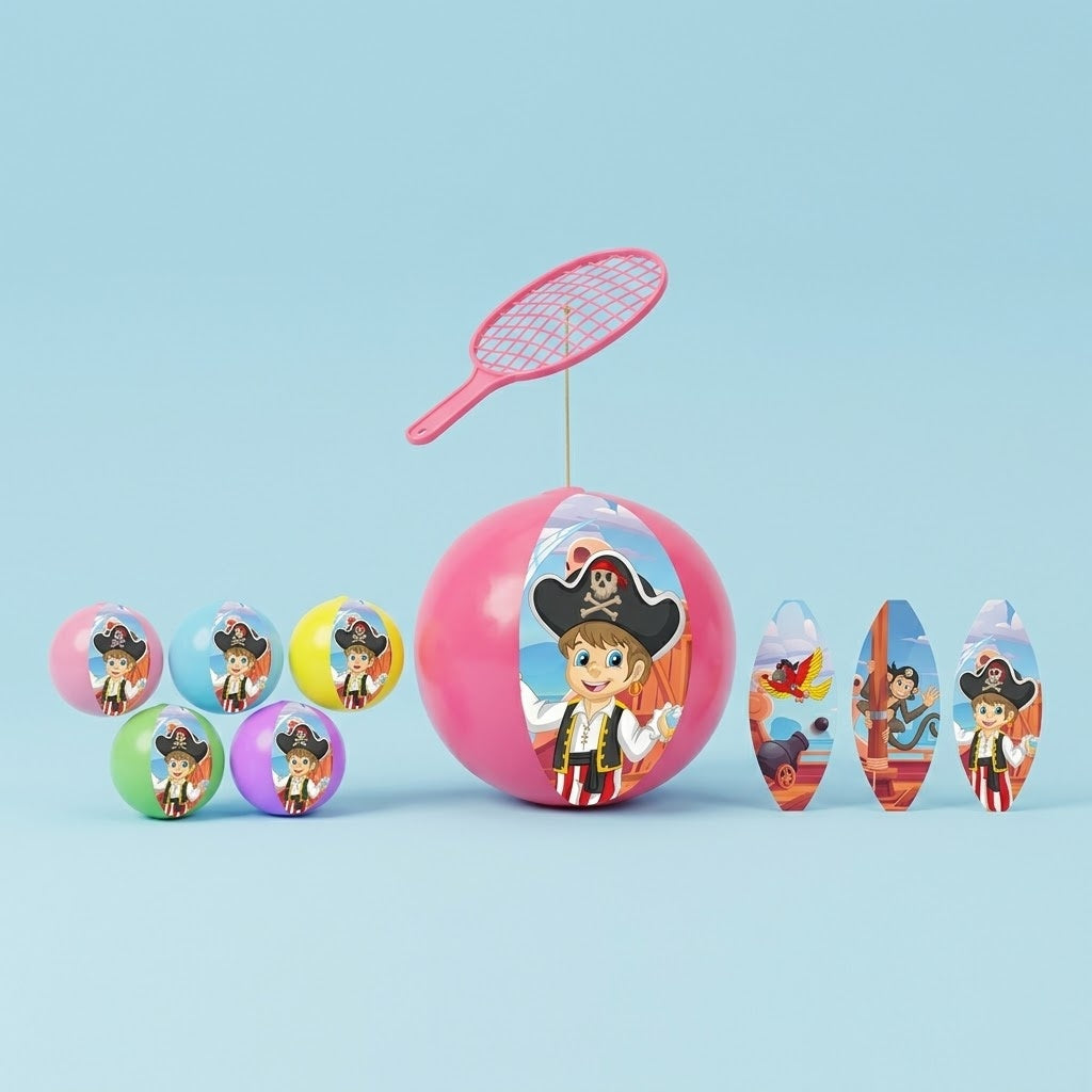 Inflatable Balloon Paddle Bat Pirate Design - studio photo