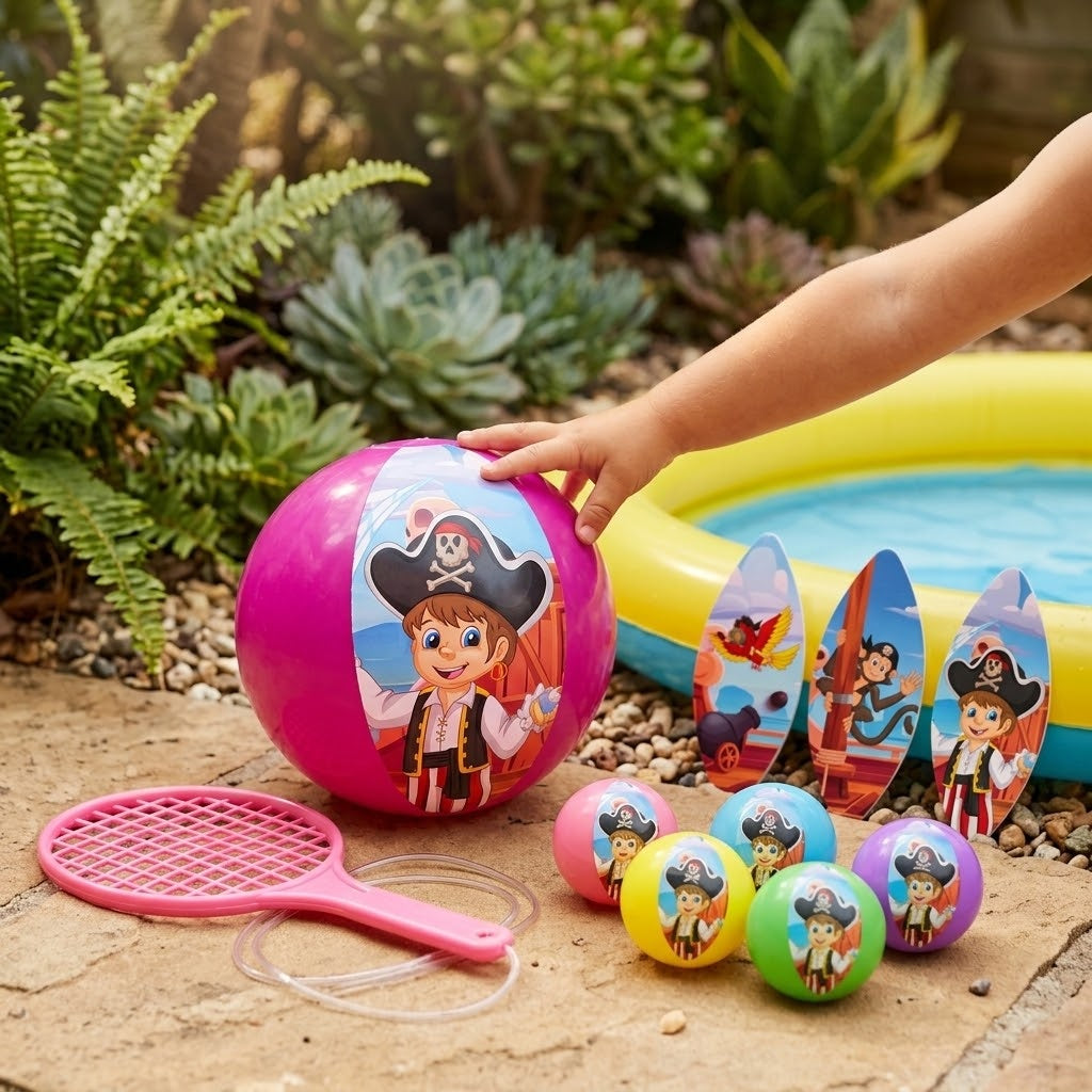 Inflatable Balloon Paddle Bat Pirate Design - lifestyle photo