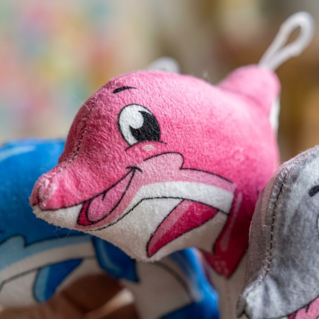 Dolphin Plush Toy 16 cm Soft Sea Animal Toy - close-up
