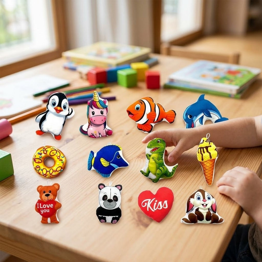 Plush Toy 17–18 cm Assorted Mixed Soft Toys - lifestyle photo