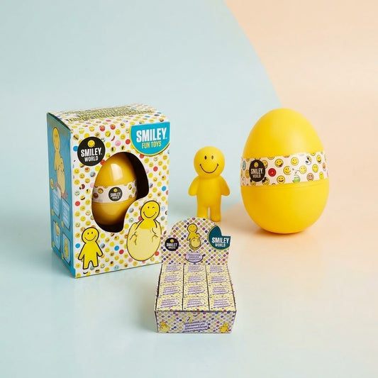 Smiley Growing Egg Hatching Toy Party Favour - studio photo