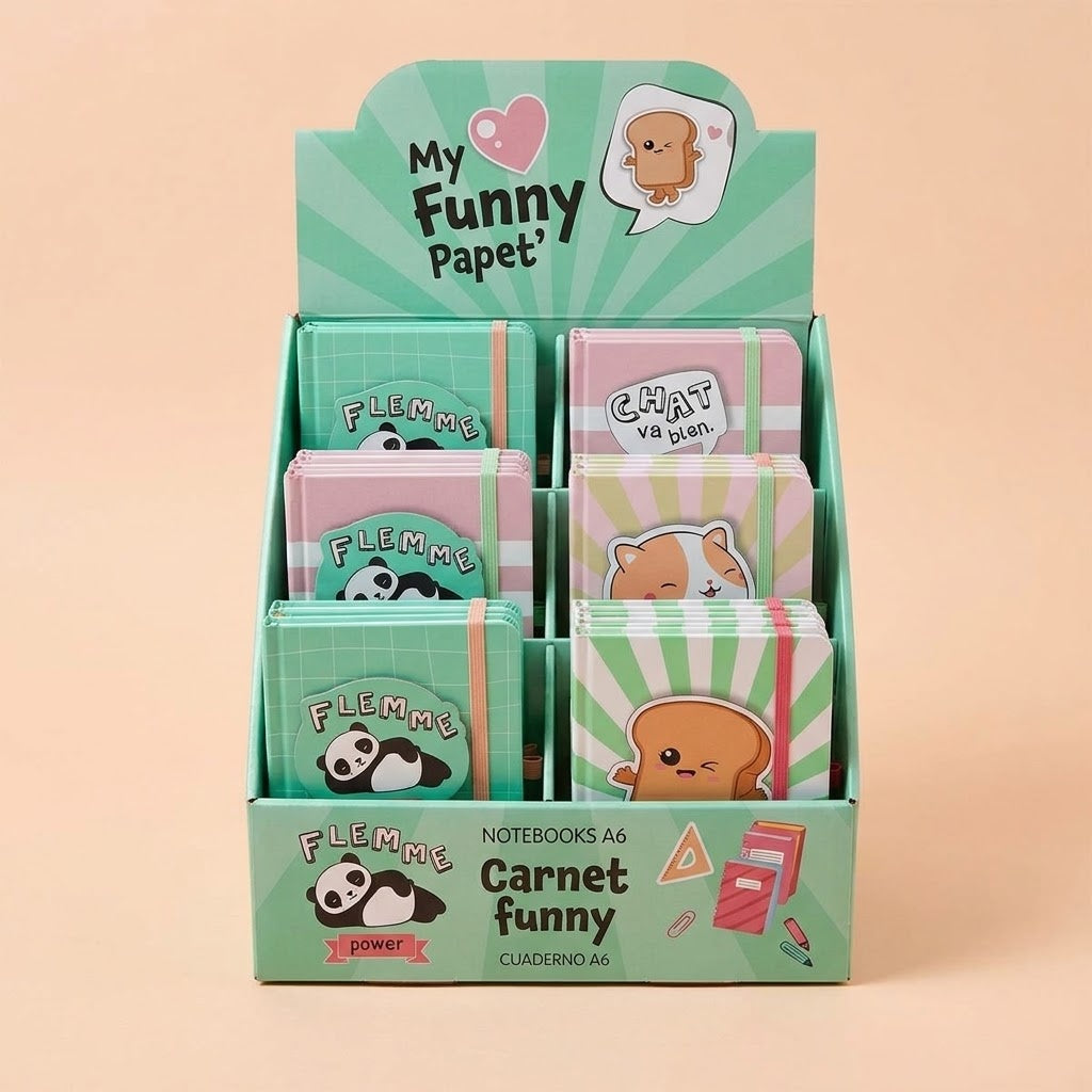 Kawaii Notebook 48 Pages Kids Mini Notebook - studio photo