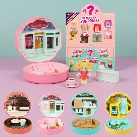 Mini Shop Blind Box Collectible Figure Playset - studio photo