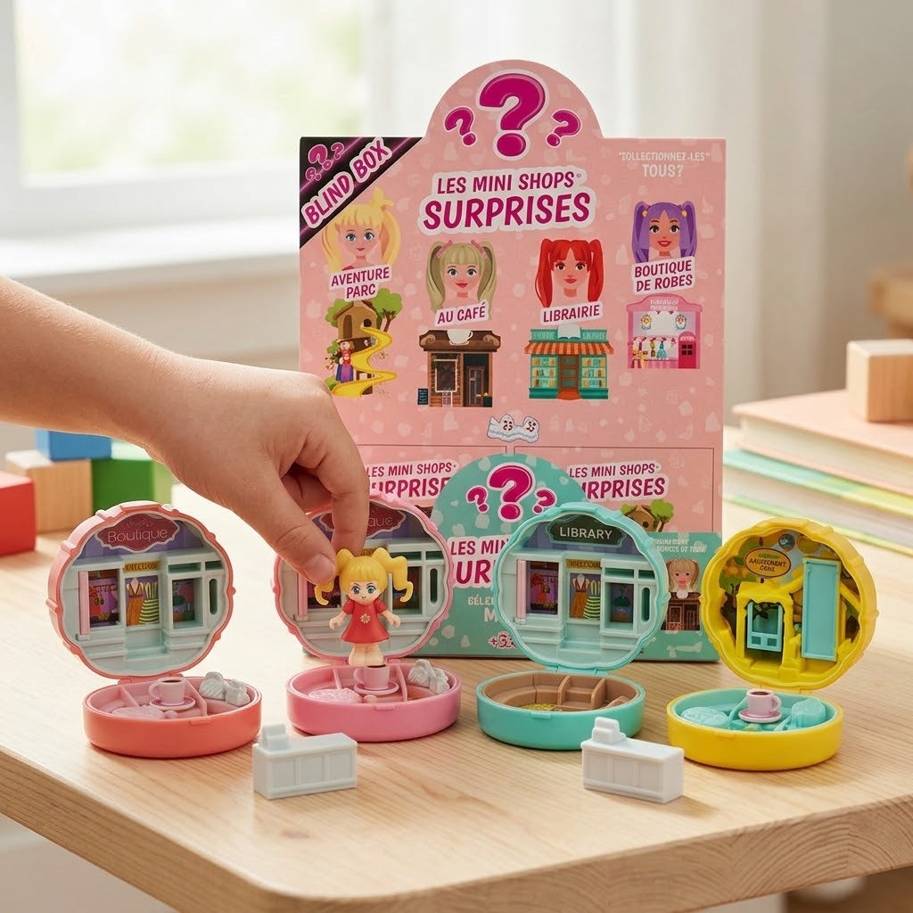 Mini Shop Blind Box Collectible Figure Playset - lifestyle photo