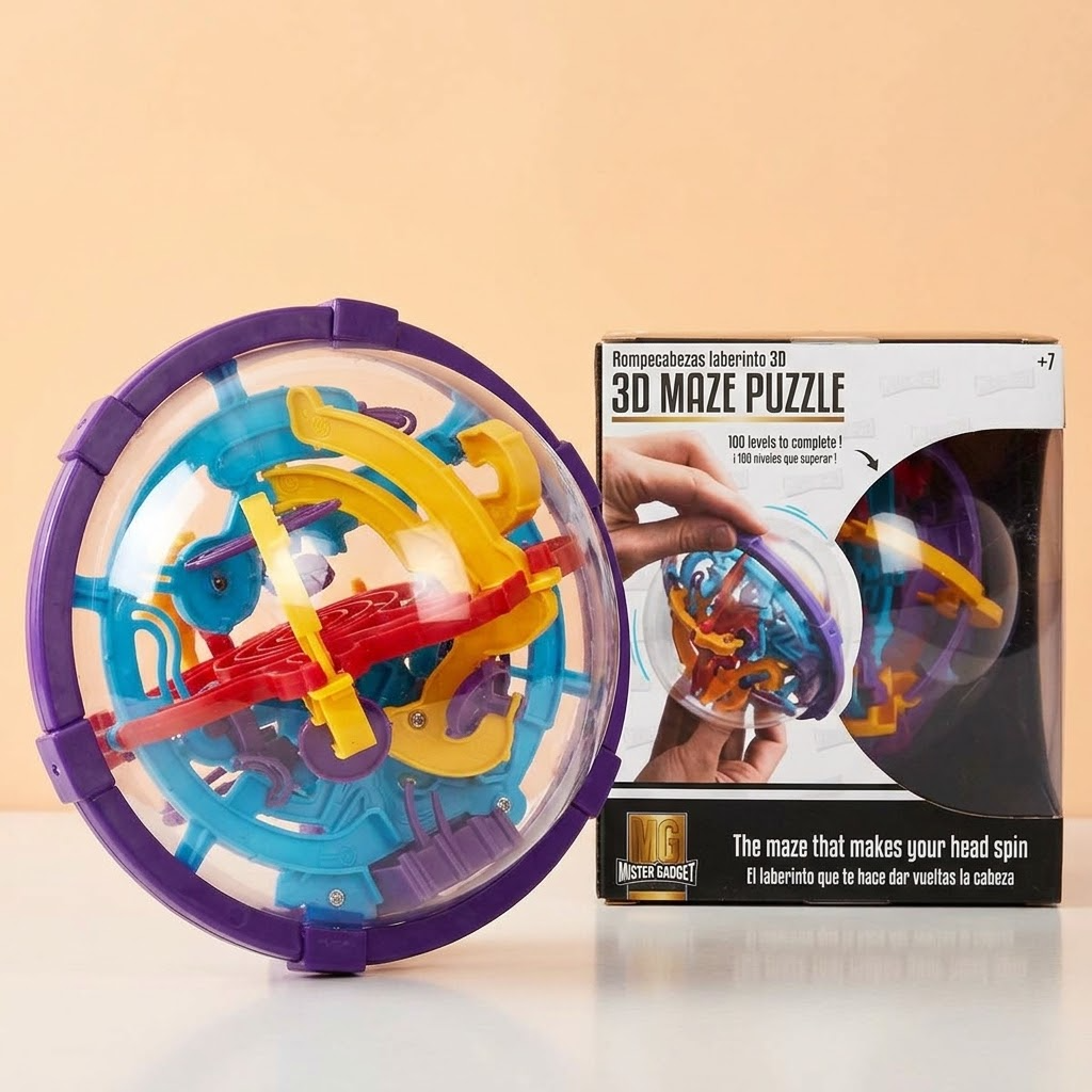 3D Maze Sphere Puzzle Ball 13.4 x 16 cm