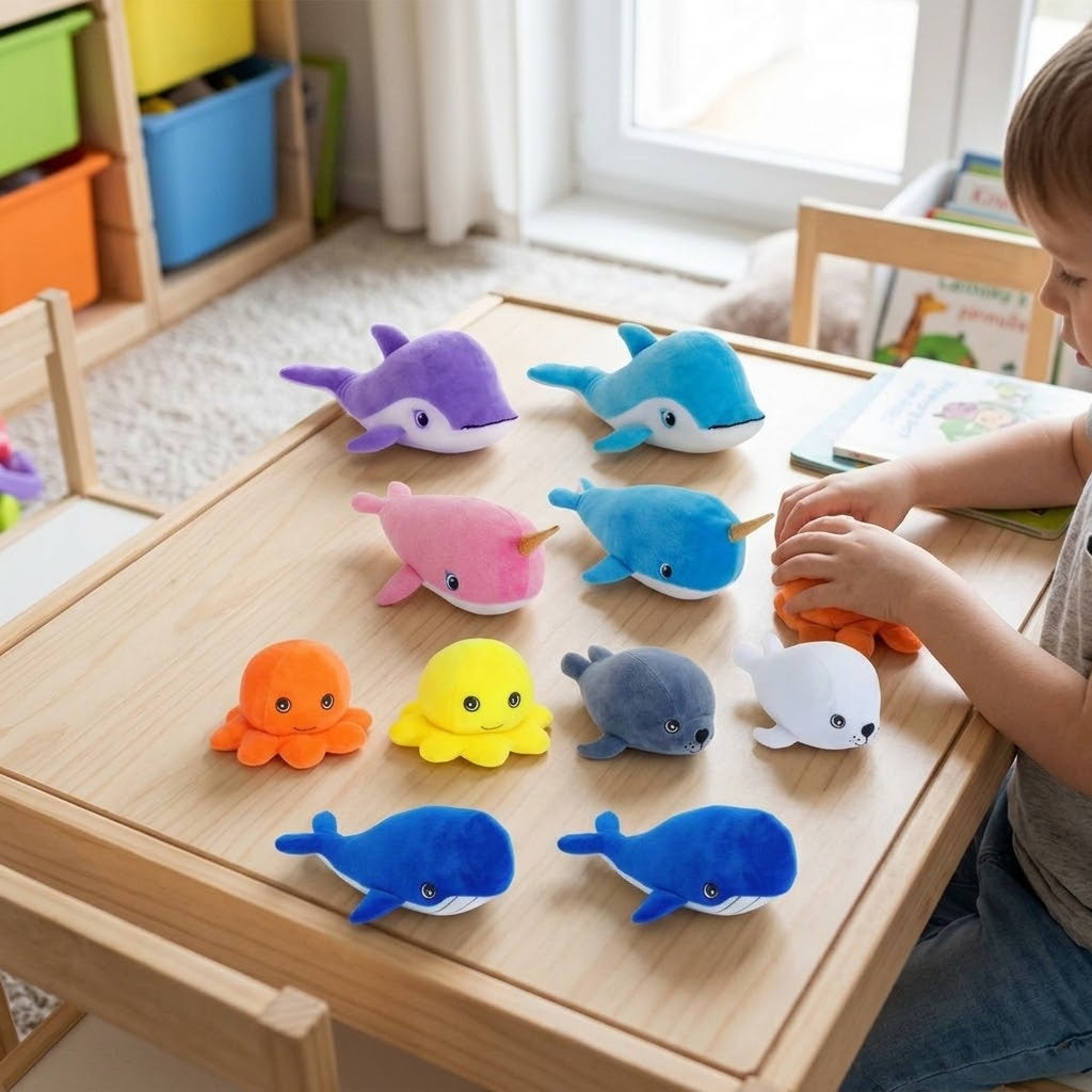 Sea Animal Plush Toy 16–26 cm Ocean Soft Toys - lifestyle photo
