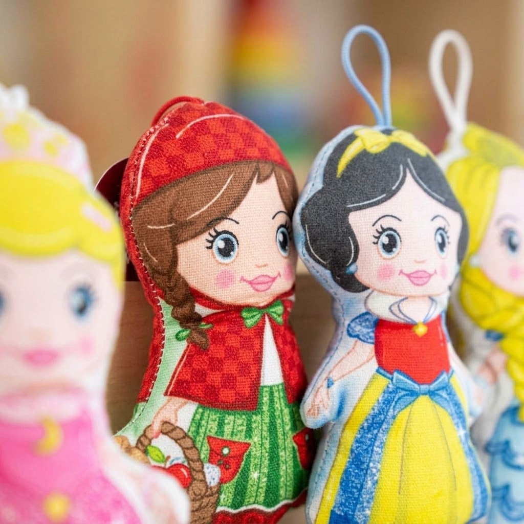 Princess Plush Doll 22 cm Soft Toy for Girls - close-up
