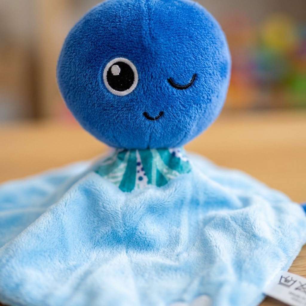 Octopus Comforter Plush 30 cm Baby Soft Toy - close-up