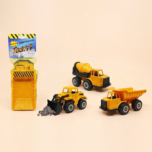 Construction Vehicle Toy Digger 19 cm - studio photo