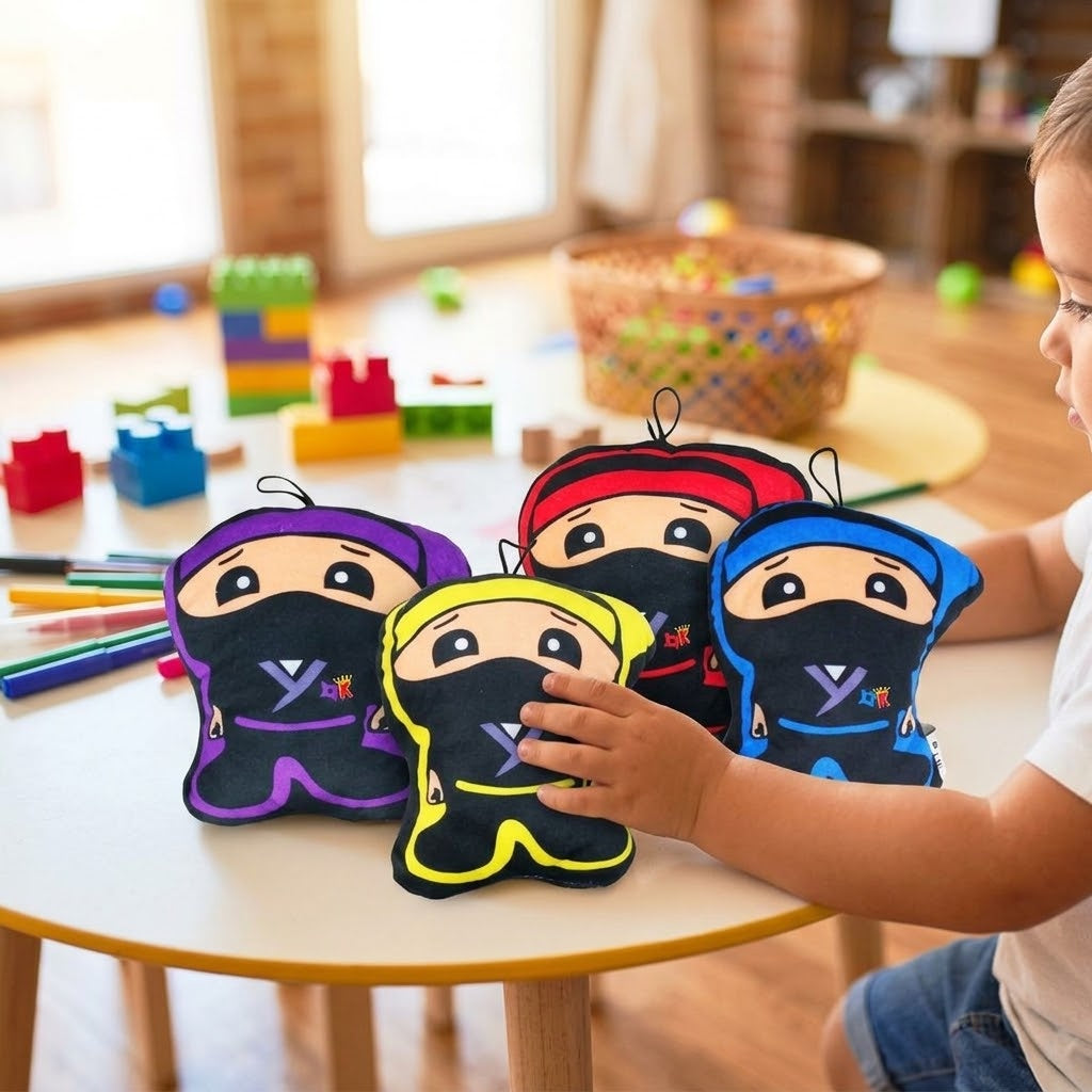 Ninja Plush Toy 20 cm Soft Cuddly Ninja - lifestyle photo