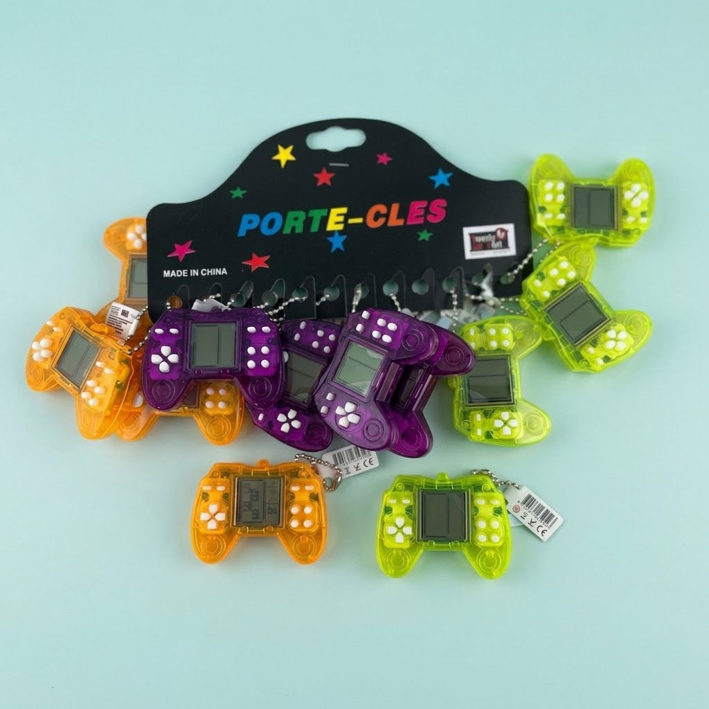 Electronic Game Controller Keychain 16 Games - studio photo