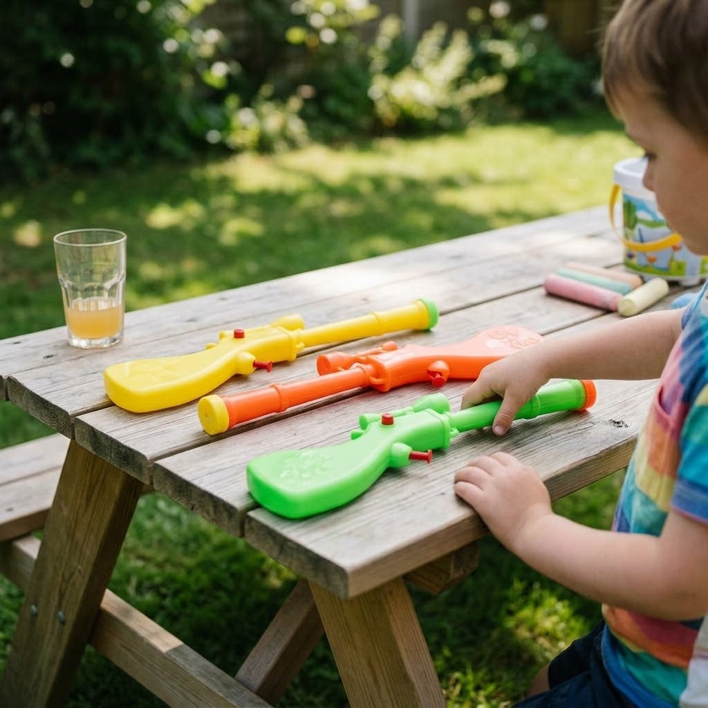 Water Gun Rifle 29 cm Summer Water Blaster - lifestyle photo