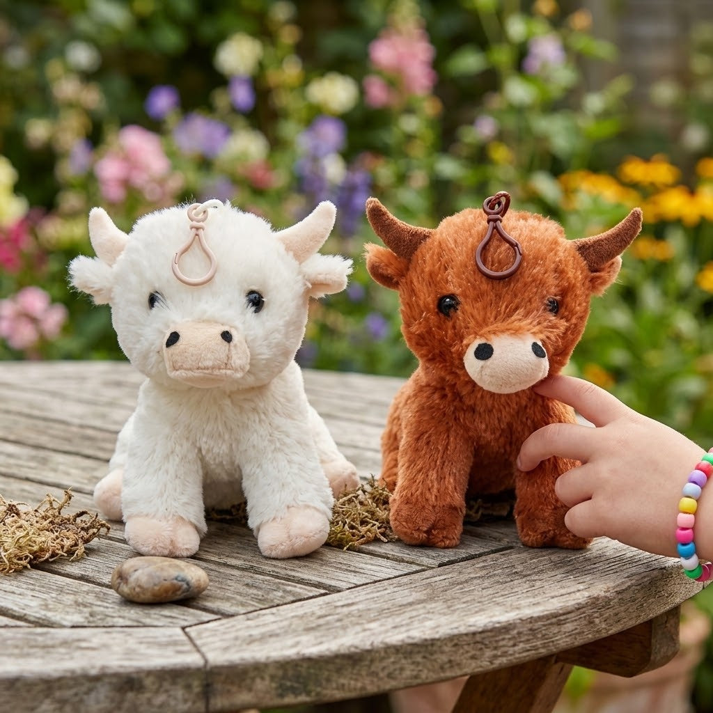 Buffalo Plush Bag Charm, 13 cm - lifestyle photo