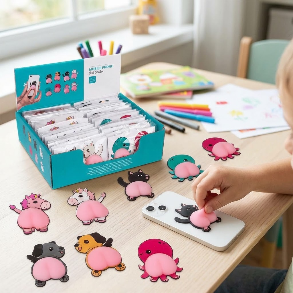 Squishy Bum Phone Stickers Set of 2